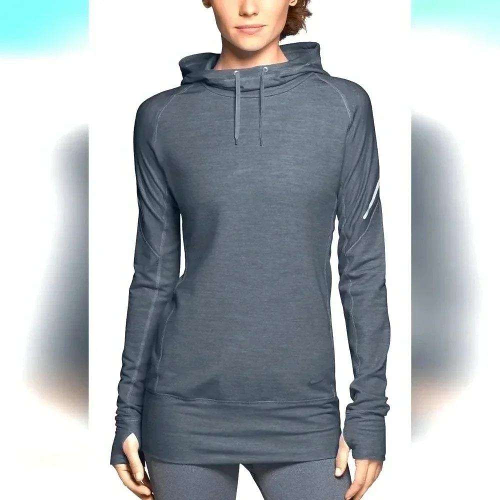 Nike Women's Wool Hoodie top Sweatshirt